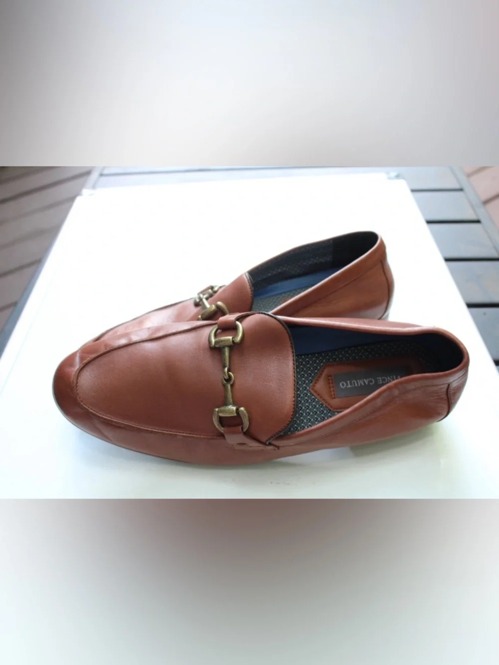 Vince Camuto Horse bit loafers